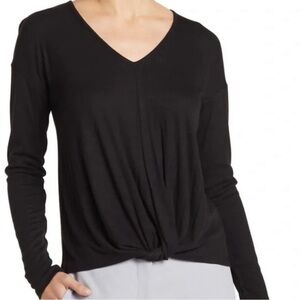 Black Anthropologie long sleeved top size S